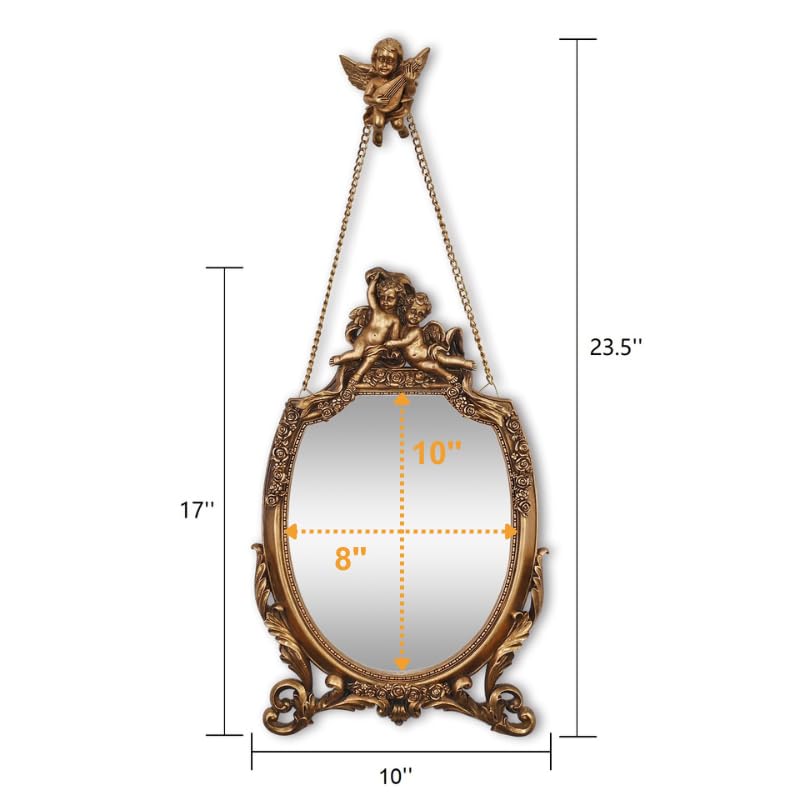 Baroque vintage mirror ロココ調／エンジェル Amazon.com: SIMON'S SHOP Vintage Mirrors for Wall, Baroque Style